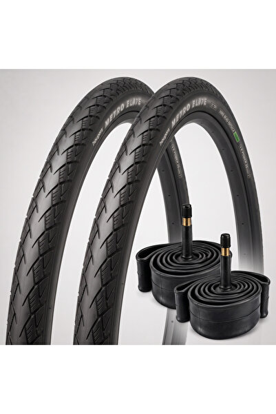 heugers Metro Elite 700x40 Ön Arka İç Dış Lastik Seti | Zırhlı