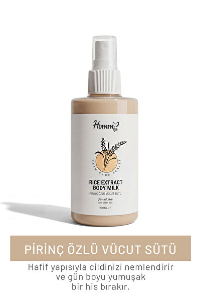 hommlife Pirinç Özlü Vücut Sütü - 200 Ml