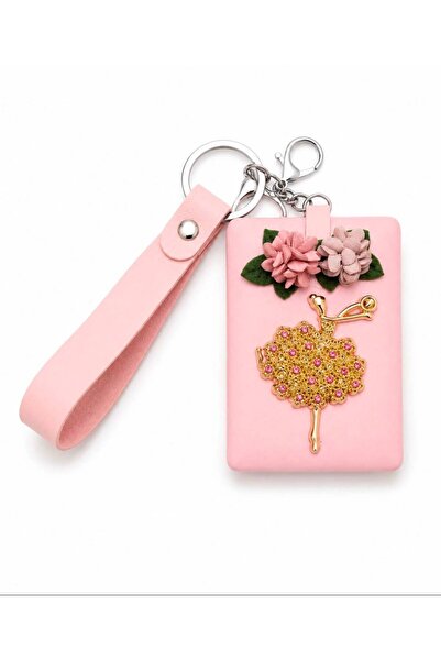 Mervişim Aksesuar Ballerina Detailed Stone-Embellished Stylish Leather Covere...