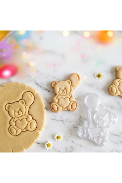 ZARİF KUMASH Cute Bear Dough Sculptor / Cookie Mold / Ceramic Mold