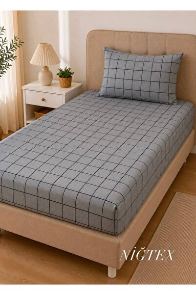 NİĞTEX Single Elastic Sheet Set |   100 X 200