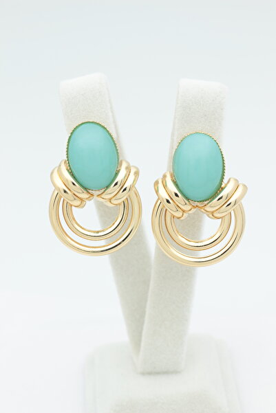 XUPING JEWELRY Style Pearl/Vip Series Turquoise Round Hoop Earrings