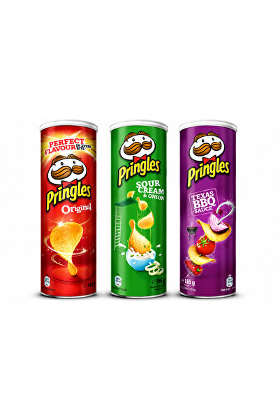 Pringles ORGİNAL & SOURCREAM & BBQ