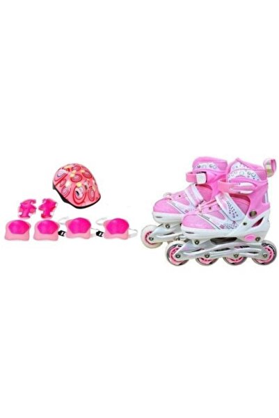 Empressco Renkli Pembe Paten, Kız Çocukları İçin Eğlenceli ve Şık Tasarım