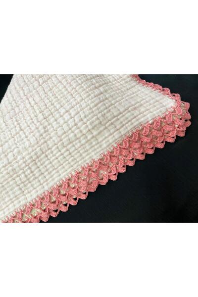 El Emeği Muslin Baby Girl Handmade Blanket