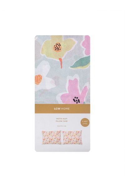 LC Waikiki Set de 2 huse de pernă cu model floral - 50x70 cm