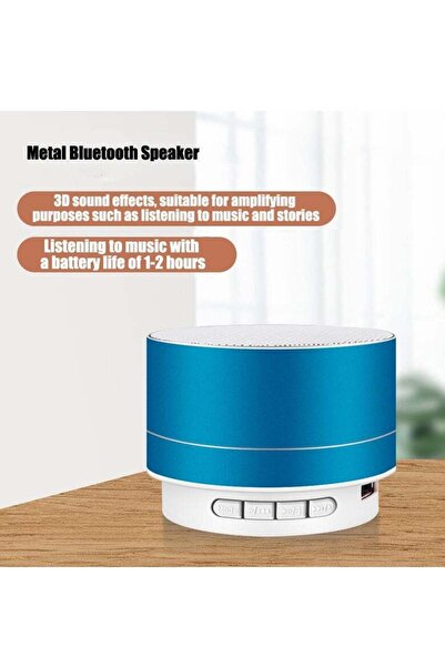Generic Bluetooth mini speaker, subwoofer, small steel cannon, wireless Bluet...