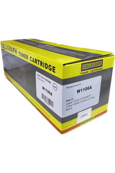 Universal Calligraph w1106a (107a/107r/107w) chip compatible toner 1,000 pages