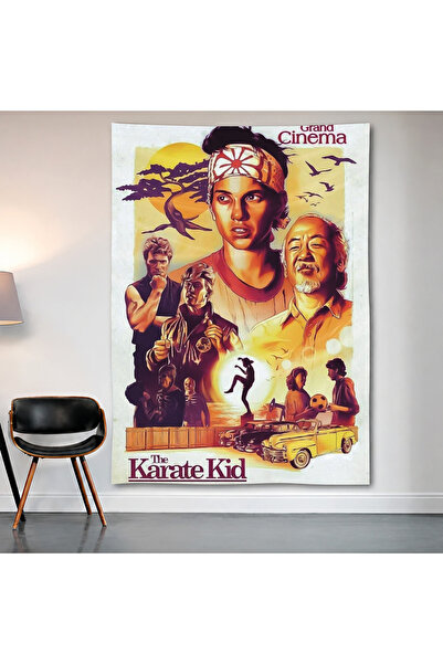 Geek Cultcha The Karate Kid Wall Covering Wall Tapestry First Quality Satin F...