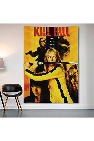 Geek Cultcha Kill Bill Wall Cloth Wall Tapestry First Quality Satin Fabric Po...