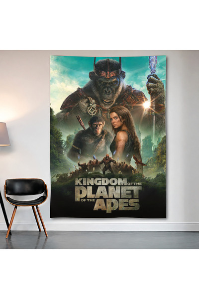 Geek Cultcha Kingdom of the Planet of the Apes Wall Cloth Wall Tapestry First...