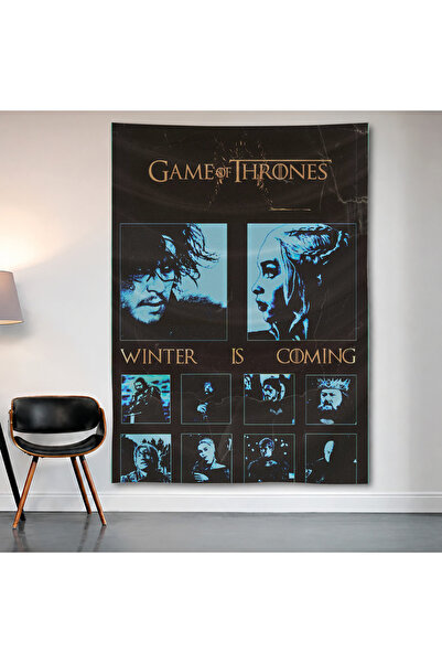 Geek Cultcha Game of Thrones Winter Is Coming Wall Cloth Wall Tapestry First ...