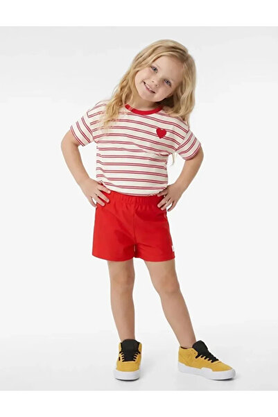 Koton Elastic Waist Tag Detailed Cotton Shorts