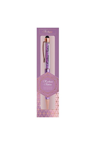 Be-Happy Gifts Pixuri pix cu cristale, touch pen, alb, 0x5x18cm