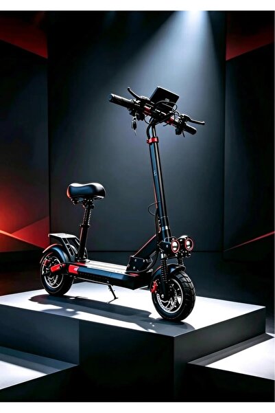 My modern game 48V Electric Scooter for Adults with Foldable Seat 10 Inch Tir...