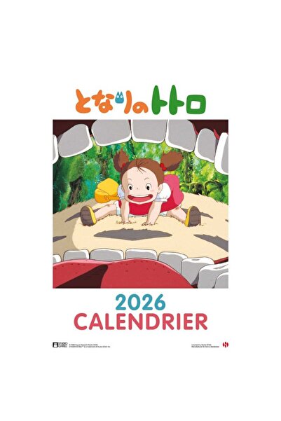 Semic Calendar Totoro 2026, Semic, multicolor, licentiat Studio Ghibli