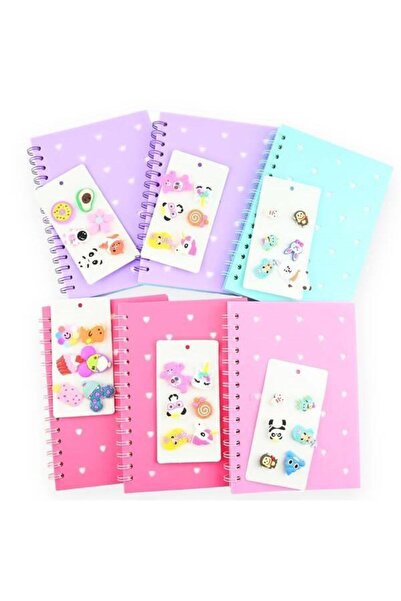 ROBE Notes/agenda spiralat 22x16 cm, coperta moale, cu insigne decorative, Mu...