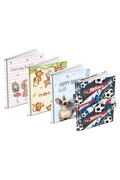 MFP Jurnal/Carnet coperta tare, cu inchidere, 60 file, Multicolor