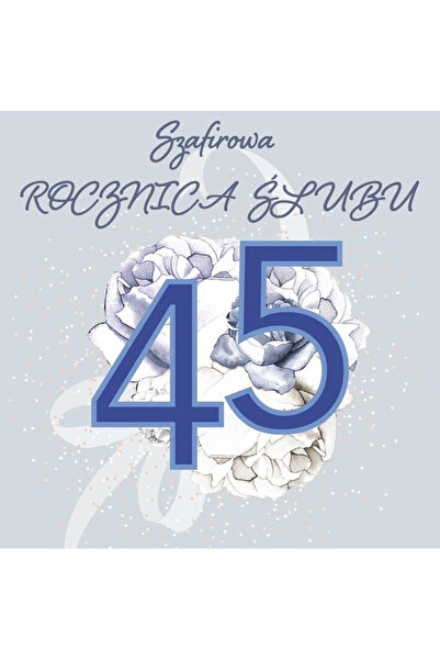 Clear Creations Carnet Swarovski 45. Aniversare Nuntă (patrat)
