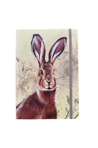 Alex Clark Caiet/Notebook Iepure, A5, cu elastic, 96 pagini, cu linii, multic...