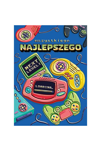 HENRY Felicitare aniversara/card Pad Collection, B6 125x179 mm, design gaming...