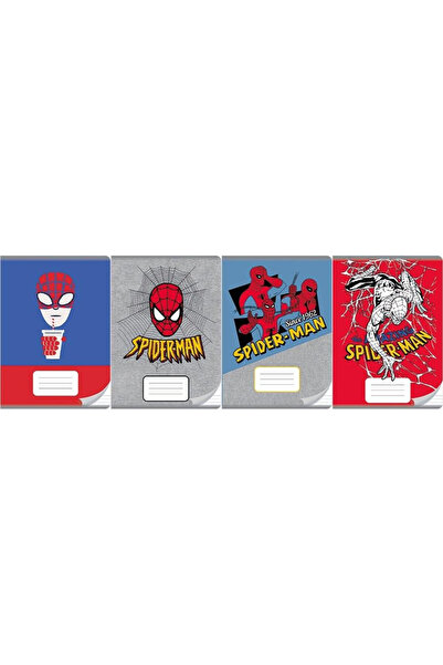 Beniamin Caiet A5 Spider-Man, 32 file, liniat, multicolor, set 10 buc