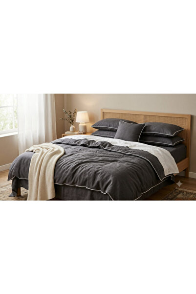 OEM Solid Color grey Duvet Cover Set Top Bottom Set ci vipusca 7 pieces 180 x...