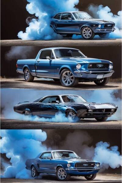 mural home لوحة جدارية TH CAR - 70cm * 46.2cm