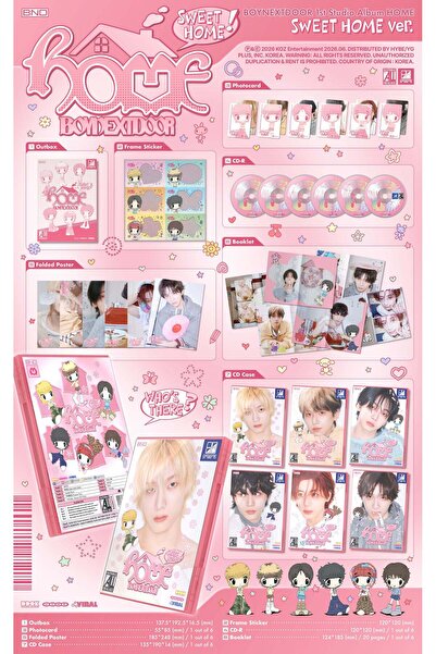 tays store BOYNEXTDOOR - 1st Studio Album [HOME] SWEET HOME Ver. (RANDOM)