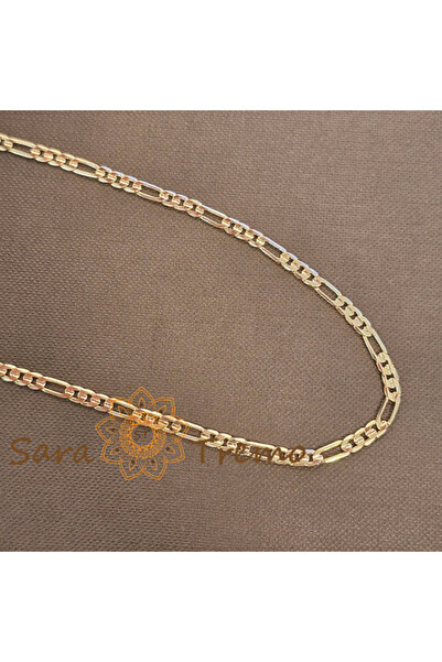 SaraTremo Lanț Hector unisex placat cu aur – 55 cm