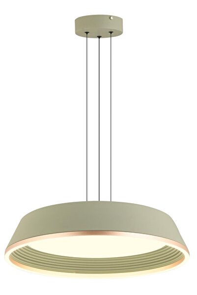 Avonni AV-7015-8052-50 Yeşil Boya Klasik Avize LED Metal Pleksi H: 100 cm, Ø:...