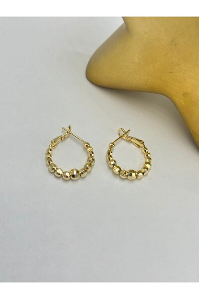 BYYEŞO Dorika Hoop Earrings (Brass Plated)