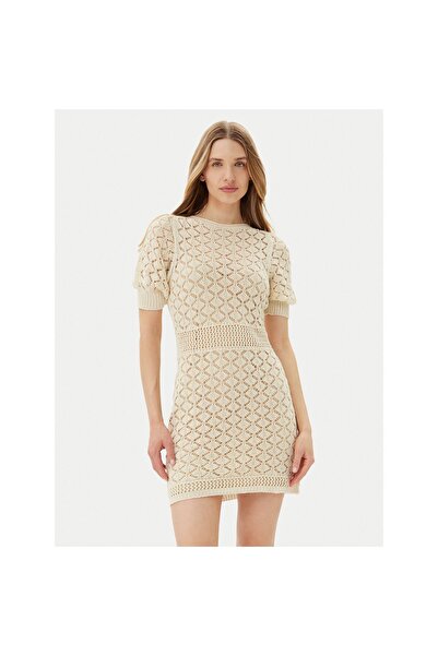 TWINSET Γυναικείο Πλεκτό Φόρεμα 251TT3172 Μπεζ