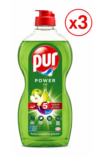 Pür Set 3 x Deteregent Vase Mere 3x450 ml