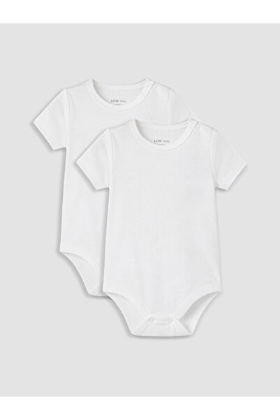 LC Waikiki I Zero Roba Collar Baby Boy Snap Fastener Bodysuit 2-Pack from Fre...