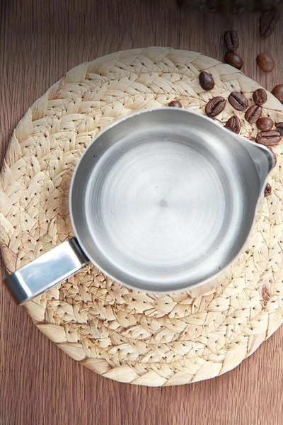 Tasarım Evi 304 Çelik 350 ml Kahve Süt Köpürtme Potu Sütlük Pitcher