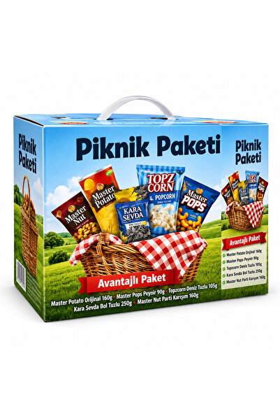 master Potato Piknik Paketi Atıştırmalık Seti