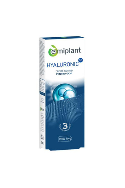 ELMIPLANT Υαλουρονική Αντιρυτιδική Κρέμα Ματιών, 15ml