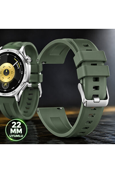 TechTrove Huawei Watch GT6 GT5 GT4 GT3 GT2 Pro GT2e 46mm Uyumlu 22mm Silikon ...