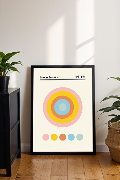 dudekohome Bauhaus Poster Çerçeveli Tablo Geometrik Minimal Modern Duvar Deko...