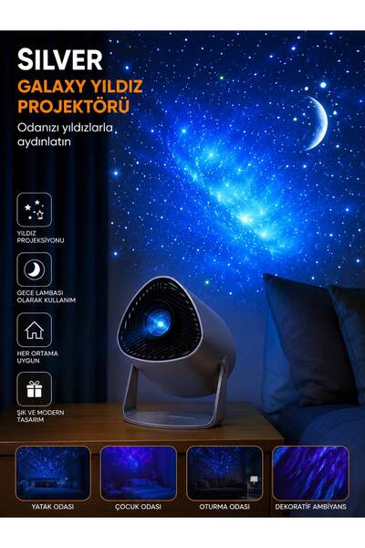 Beyhekim Hırdavat New Home Theatre Mini LED Projektör Ev Sinema Cihazı HD Gör...
