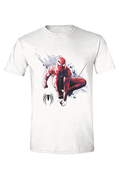 Pcmerch Tricou barbati, Pcmerch, Spider-Man 2 - Swinging, alb, licentiat, S INTL