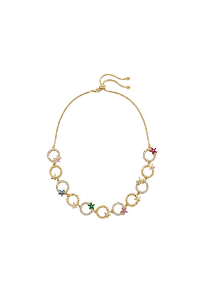 Charmist Çelik Jardin Asansölü Choker Necklace