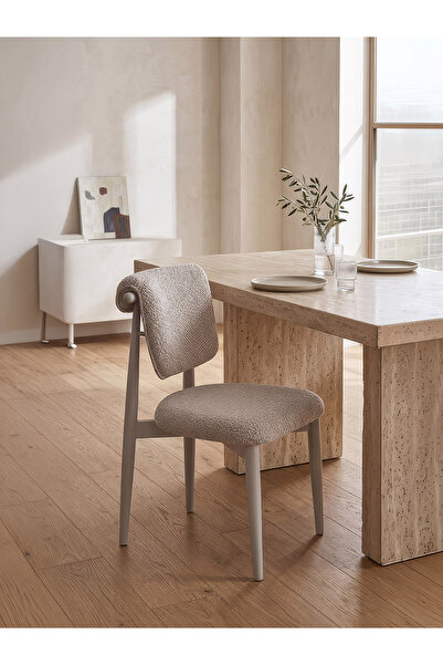 Gazzini Furniture Eyfel Cappuccino Exclusive Ahşap Sandalye