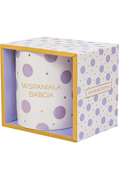 Be-Happy Gifts Cana Wspaniala Babcia multicolor 350ml set cu cutie decorativa