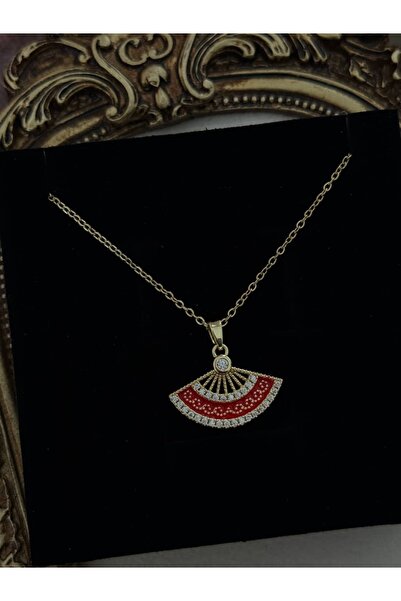 lumirajewel yelpaze kolye | çelik