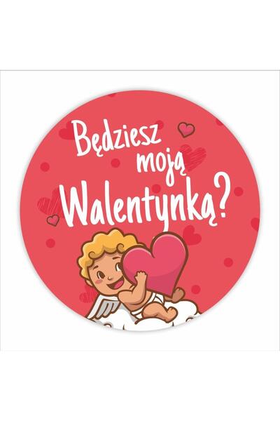 LearnHow Autocolante (stickere) Valentine's, cu inimioare si cupidon, autoade...