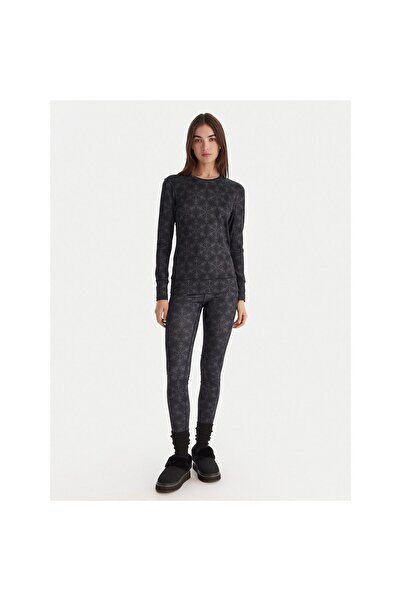 Roxy Lenjerie termică de damă, partea superioară ERJLW03055-KVJ7 Negru