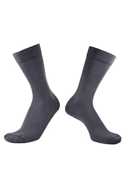 Overall Șosete casual fine și moi, din bambus organic, Gri închis, 38-40