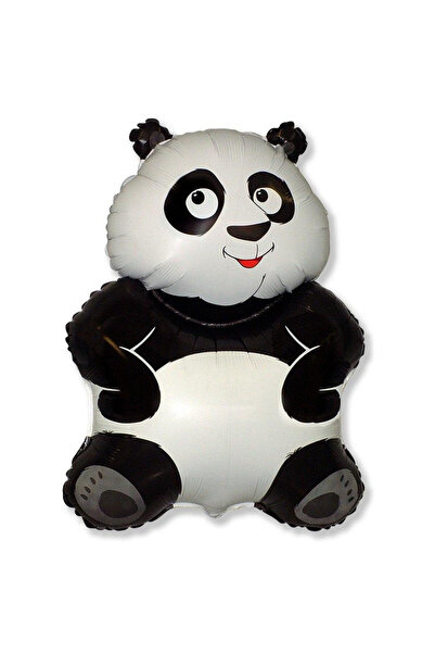 Godan Balon din folie Flexmetal Panda, balon decorativ pentru heliu, 61 cm, M...